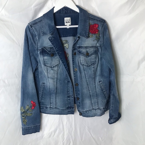 CODE BLEU DENIM JACKET - Picture 2 of 4